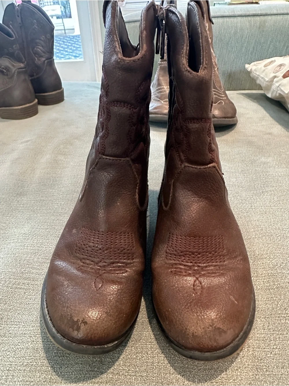 LOT of 8 pairs: Cherokee Toddler Western Cowboy Boots
